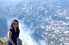 Karinna Berrospi, SIS/BA/MA '10, '11, overlooking Cape Town, South Africa. Photo courtesy of Karinna Berrospi.